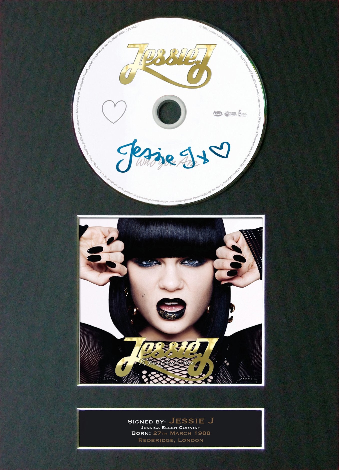 JESSIE J Who You Are Signed Album COVER Repro Print A4 Autograph (5)