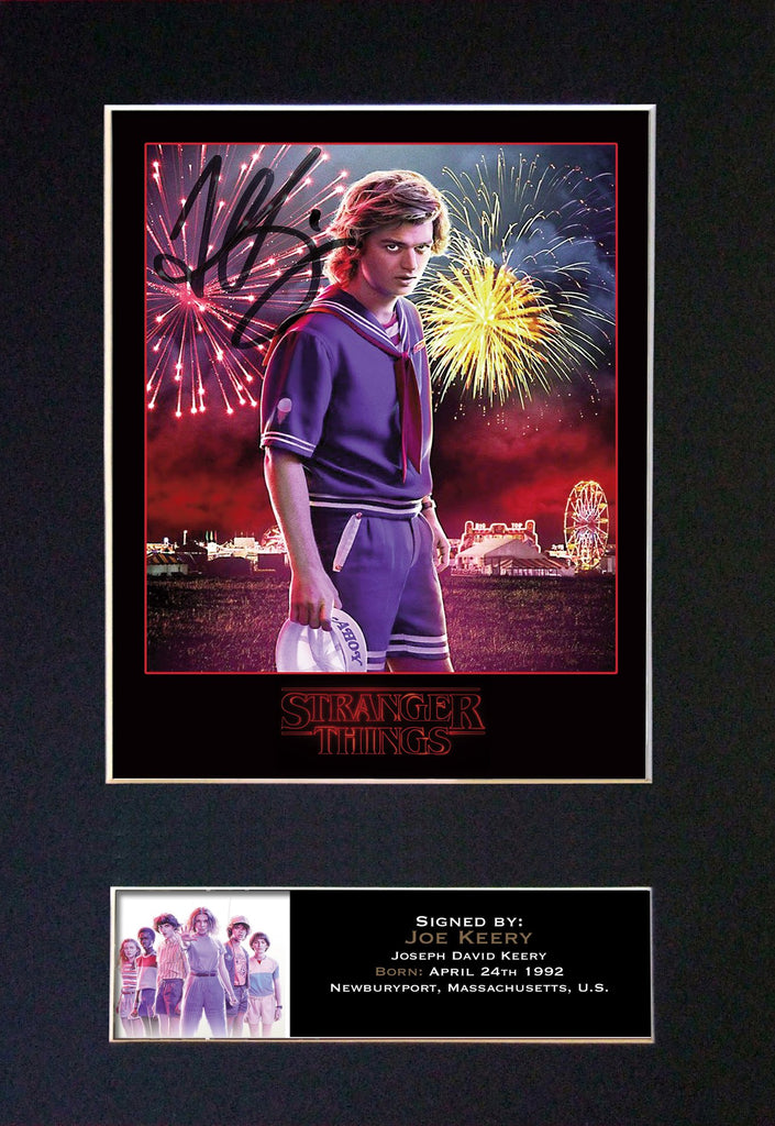 STRANGER THINGS Joe Keery Autograph Mounted Signed Photo RePrint