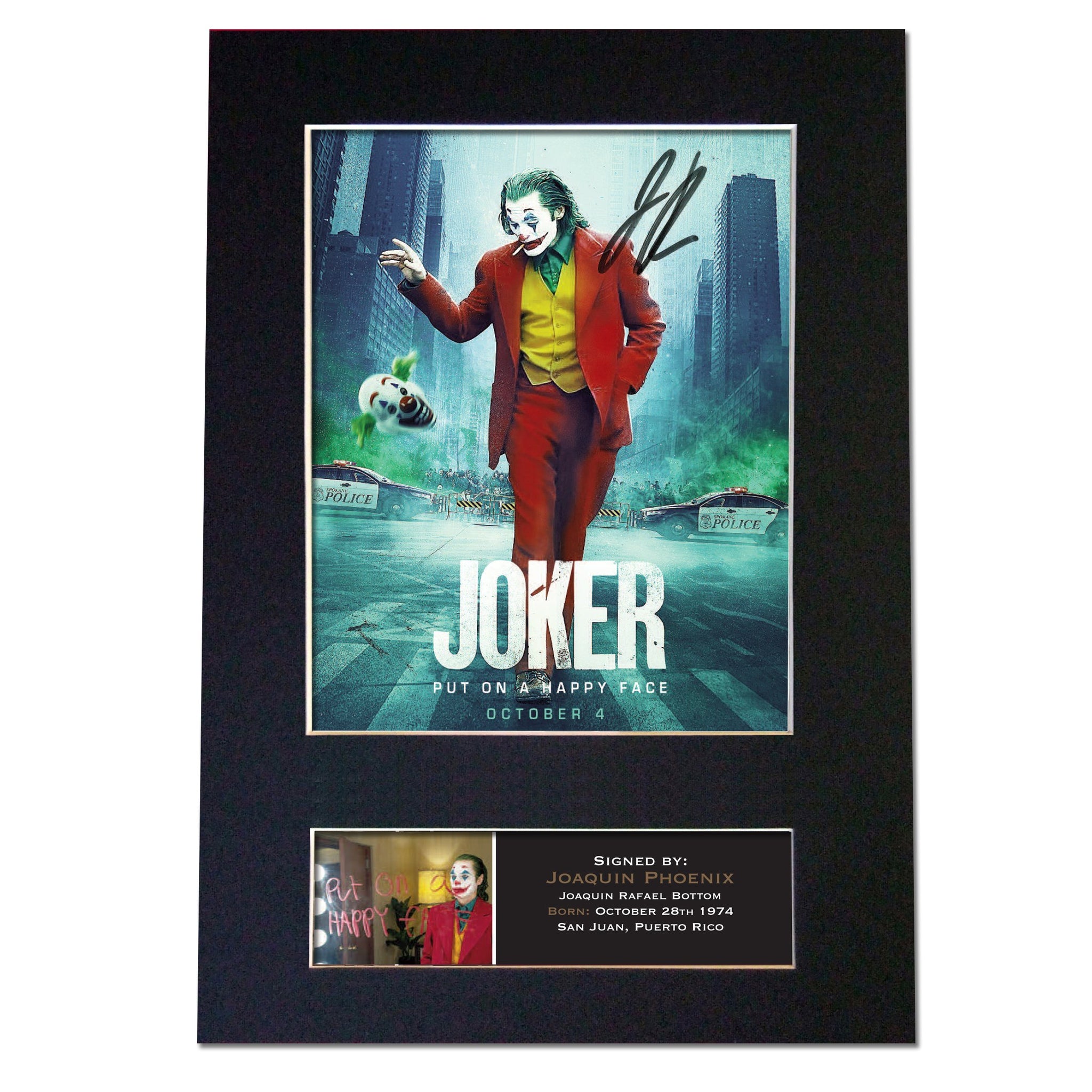 NEW "THE JOKER" JOAQUIN PHOENIX - AUTOGRAPH & PHOTOGRAPH - BEST SELLER ⭐⭐⭐⭐ #824