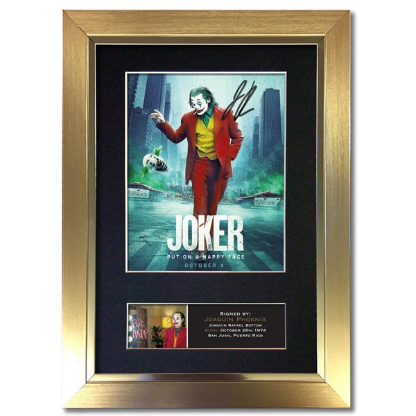 NEW "THE JOKER" JOAQUIN PHOENIX - AUTOGRAPH & PHOTOGRAPH - BEST SELLER ⭐⭐⭐⭐ #824