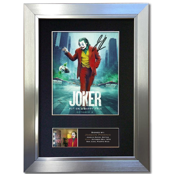 NEW "THE JOKER" JOAQUIN PHOENIX - AUTOGRAPH & PHOTOGRAPH - BEST SELLER ⭐⭐⭐⭐ #824