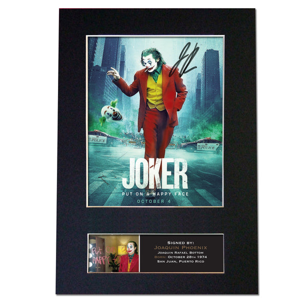 NEW "THE JOKER" JOAQUIN PHOENIX - AUTOGRAPH & PHOTOGRAPH - BEST SELLER ⭐⭐⭐⭐ #824