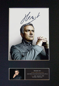 JOSE MOURINHO Chelsea Signed Autograph Mounted Photo Repro A4 Print 459