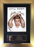 Justin Bieber Signed Autograph Quality Mounted Photo Repro A4 Print 600