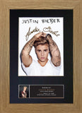 Justin Bieber Signed Autograph Quality Mounted Photo Repro A4 Print 600