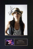 KT TUNSTALL Mounted Signed Photo Reproduction Autograph Print A4 356