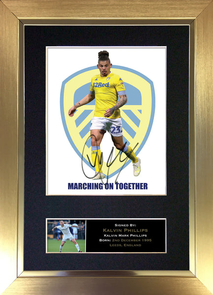 #854 Kalvin Phillips Autograph Signature Print