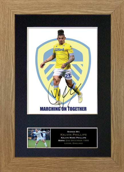 #854 Kalvin Phillips Autograph Signature Print