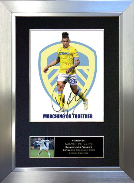 #854 Kalvin Phillips Autograph Signature Print