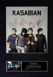 KASABIAN Mounted Signed Photo Reproduction Autograph Print A4 119