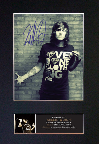 KELLIN QUINN Quality Autograph Mounted Signed Photo Reproduction Print A4 706