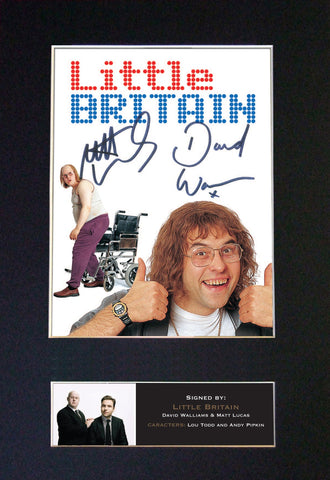 LITTLE BRITAIN Quality Autograph Mounted Photo Repro A4 Print 479