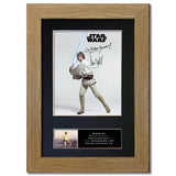 LUKE SKYWALKER Gift Signed A4 Printed Autograph Star Wars Gifts Mark Hamill #842