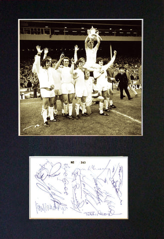 LEEDS UNITED 1972 Autograph Mounted Photo Repro A4 Print 441