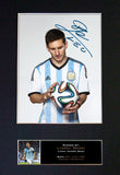 LIONEL MESSI #2 Argentina Signed Autograph Mounted Photo Repro A4 Print 503