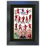#867 Liverpool Champions 2020 Mounted Print