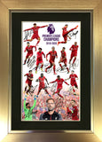 #867 Liverpool Champions 2020 Mounted Print