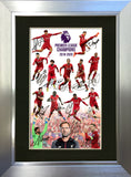 #867 Liverpool Champions 2020 Mounted Print