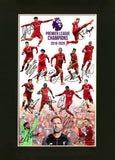 #867 Liverpool Champions 2020 Mounted Print