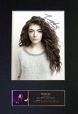 LORDE Signed Autograph Mounted Photo Repro A4 Print 434