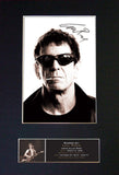 LOU REED Autograph Mounted Signed Photo Reproduction Print A4 396