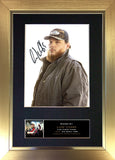 LUKE COMBS Signed Autograph Quality Mounted Photo Repro A4 Print 871