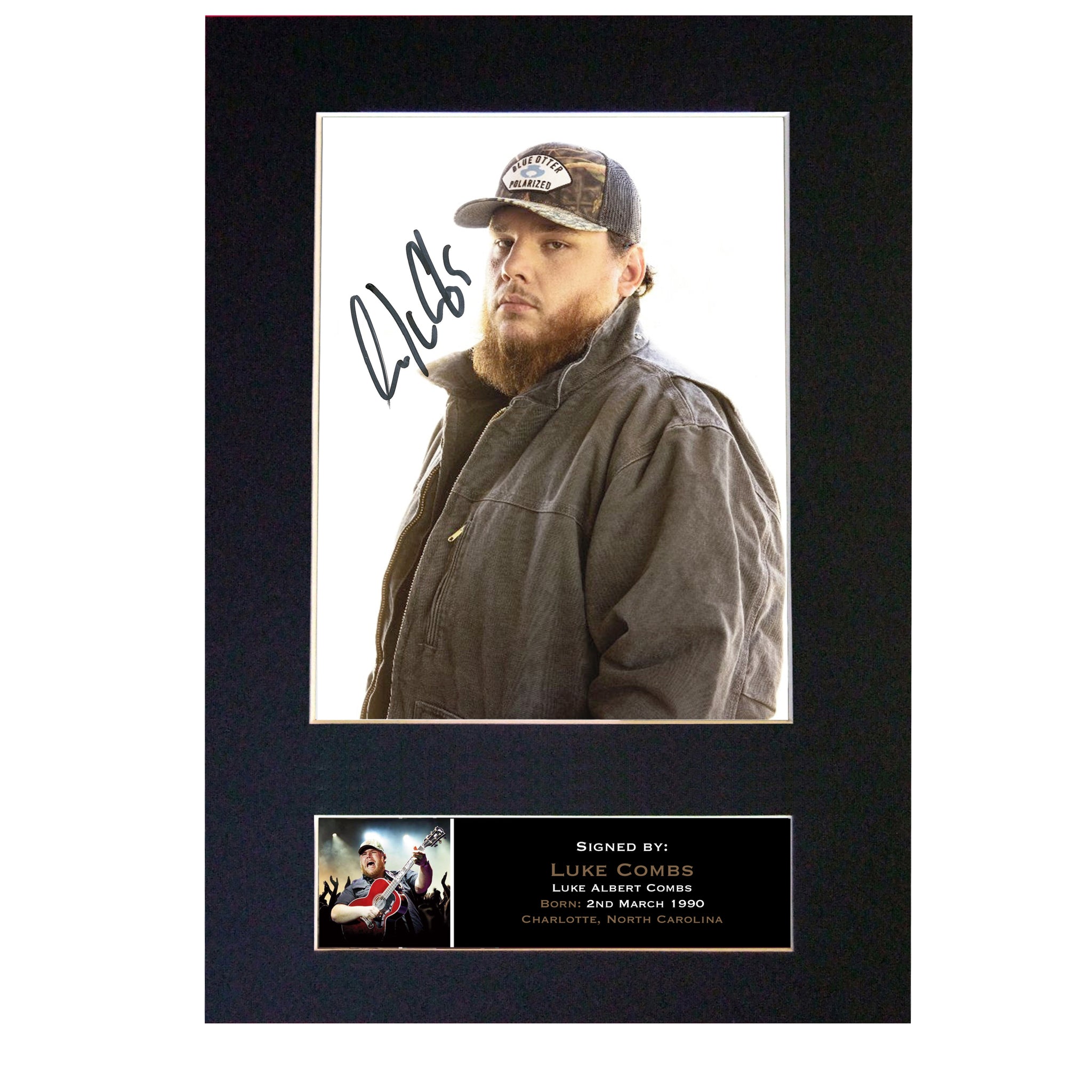 LUKE COMBS Signed Autograph Quality Mounted Photo Repro A4 Print 871