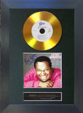 #154 Luther Vandross - Forever, For Always GOLD DISC Album Signed Autograph Mounted Repro