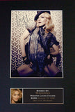 MADONNA Mounted Signed Photo Reproduction Autograph Print A4 229