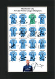 MAN CITY Premier League Winners 2022 Autograph Mounted Photo Repro A4 Print 869