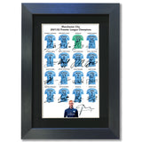 MAN CITY Premier League Winners 2022 Autograph Mounted Photo Repro A4 Print 869
