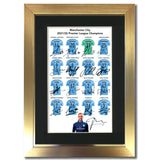 MAN CITY Premier League Winners 2022 Autograph Mounted Photo Repro A4 Print 869