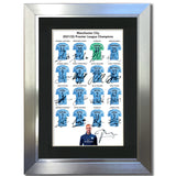 MAN CITY Premier League Winners 2022 Autograph Mounted Photo Repro A4 Print 869