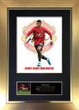#862 Marcus Rashford Manchester United Signed Autograph Photo Print