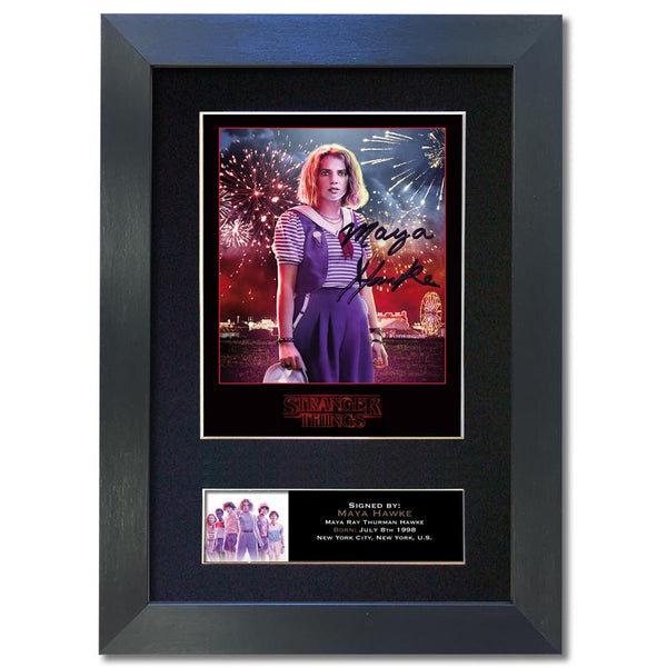 STRANGER THINGS Maya Hawke Autograph Mounted Signed Photo RePrint #831