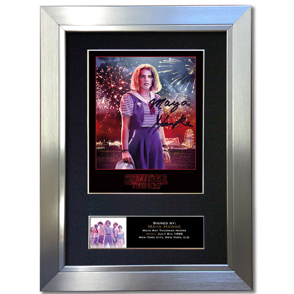 STRANGER THINGS Maya Hawke Autograph Mounted Signed Photo RePrint #831