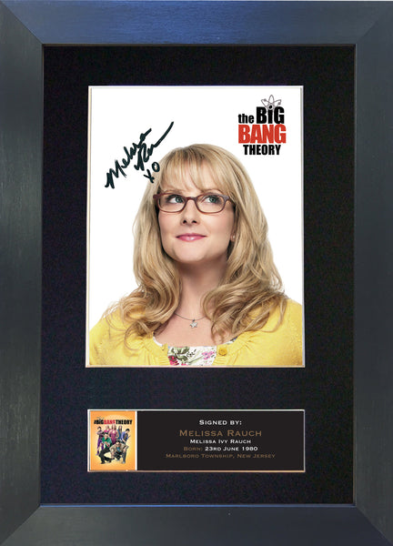 #857 Melissa Rauch - Big Bang Theory Autograph Signature Signed Print