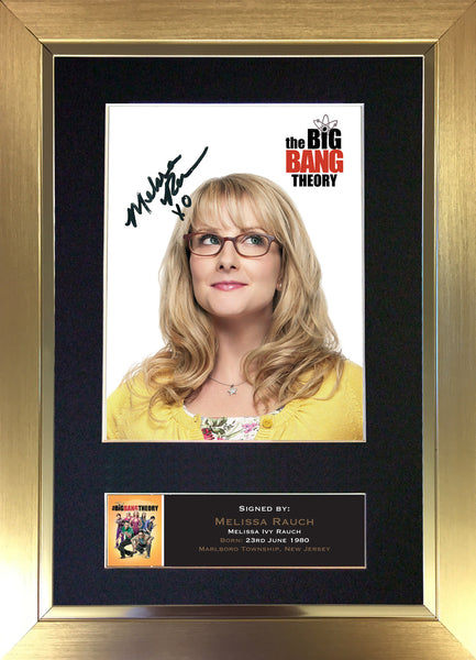 #857 Melissa Rauch - Big Bang Theory Autograph Signature Signed Print