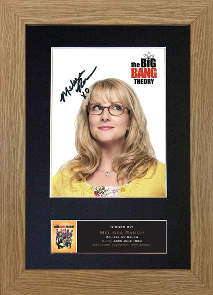 #857 Melissa Rauch - Big Bang Theory Autograph Signature Signed Print