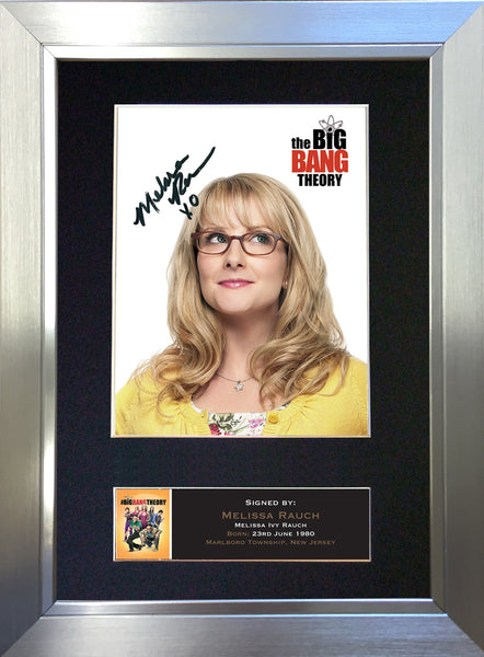 #857 Melissa Rauch - Big Bang Theory Autograph Signature Signed Print