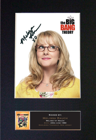 #857 Melissa Rauch - Big Bang Theory Autograph Signature Signed Print