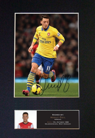 MESUT OZIL Signed Autograph Mounted Photo Repro A4 Print 451