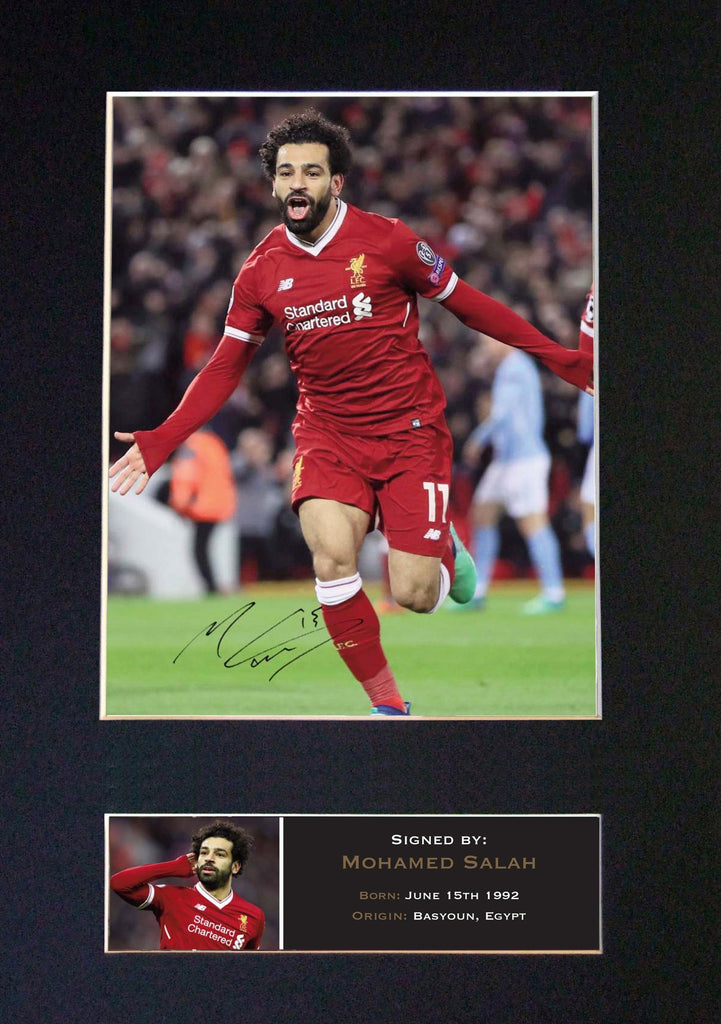 Mohamed sales salah autograph