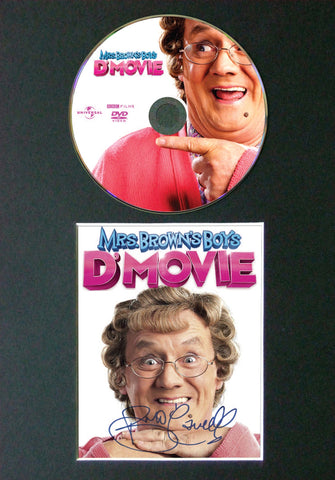 MRS BROWNS BOYS D' MOVIE Dvd Signed Cover Repro MOUNTED A4 Autograph Print (61)