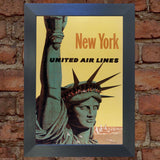 NEW YORK #2 VINTAGE RETRO TRAVEL Poster Nostalgic Home Print Wall Art Decor #60