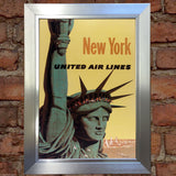 NEW YORK #2 VINTAGE RETRO TRAVEL Poster Nostalgic Home Print Wall Art Decor #60
