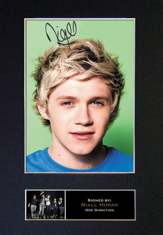 NIALL HORAN No2 Mounted Signed Photo Reproduction Autograph Print A4 316