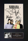 NIRVANA No2 Band Signed Autograph Mounted Photo RE-PRINT A4 655