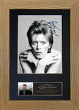 David Bowie Signed Autograph Quality Mounted Photo Repro A4 Print 606