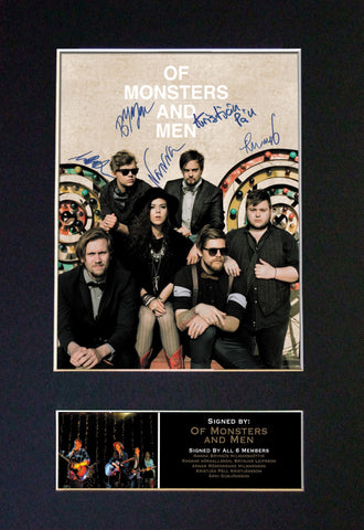OF MONSTERS AND MEN Mounted Signed Photo Reproduction Autograph Print A4 282